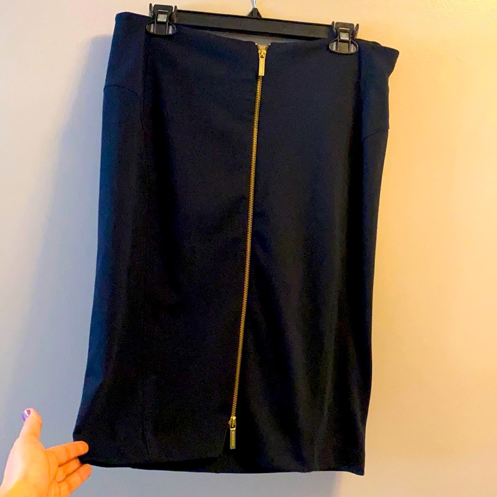 Michael Kors Navy Pencil Skirt